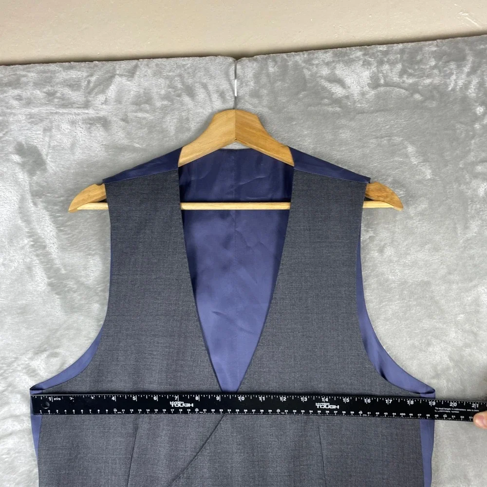 Suitsupply 3 Piece Suit Men 38 33x28 Wool S110 Vitale Barberis Canonico Lazio
